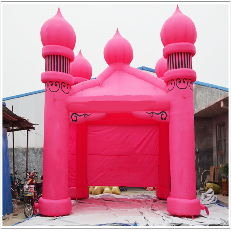海南藏族粉色户外帐篷